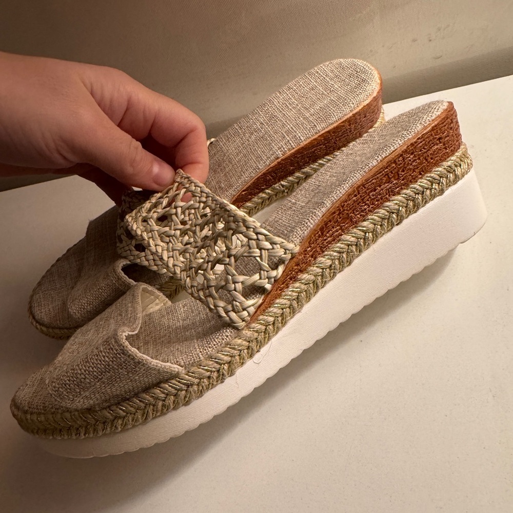 Women's Woven Platform Sandals